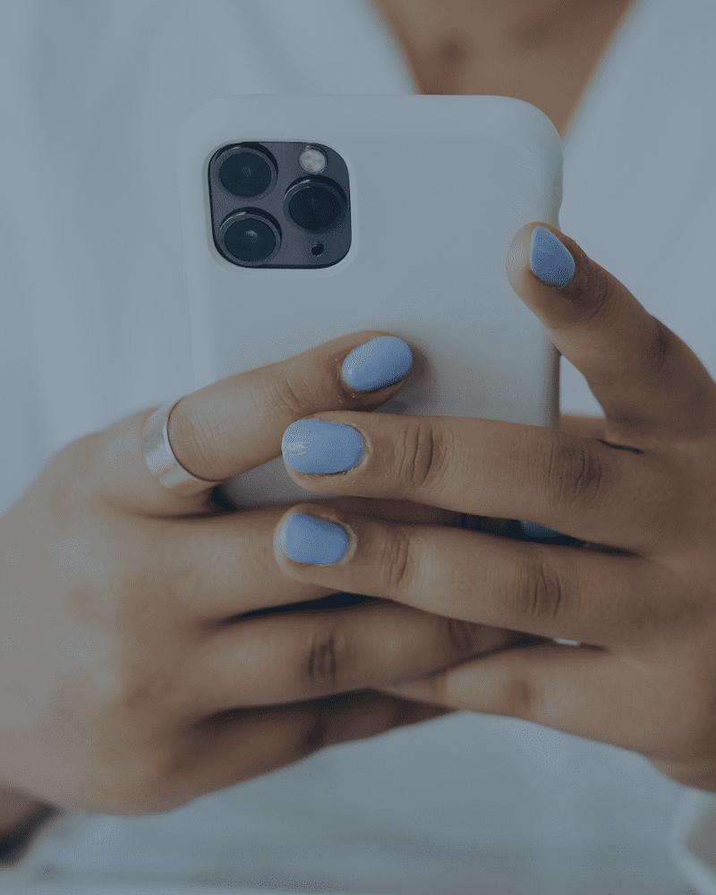person holding smartphone